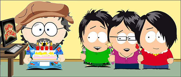 + Natalie, April, & Jenni Tran (19th B'dayCartoon