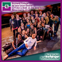 181101b Fall Dance Concert 2018 Rehearsal: "Take a Walk on the Wild Side"
