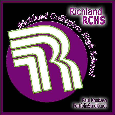 + RCHS LABELc (purple,white,green on black